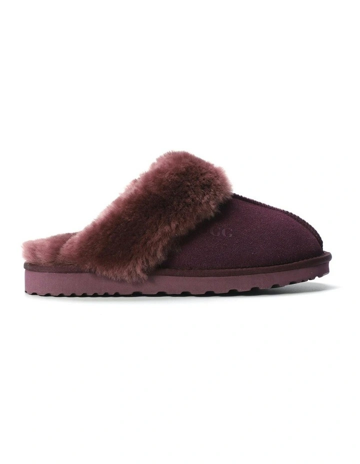 Sheepskin Wool Sydney Slippers in Purple image 5