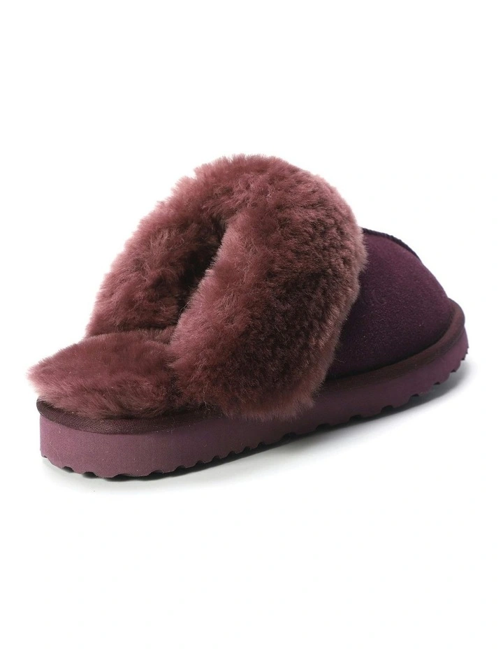 Sheepskin Wool Sydney Slippers in Purple image 6