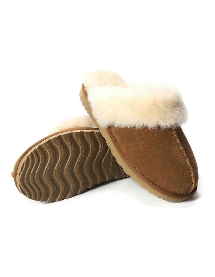 Sheepskin Wool Sydney Slippers in Brown image 6