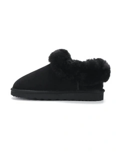 Coogee Scuff Slippers in Black