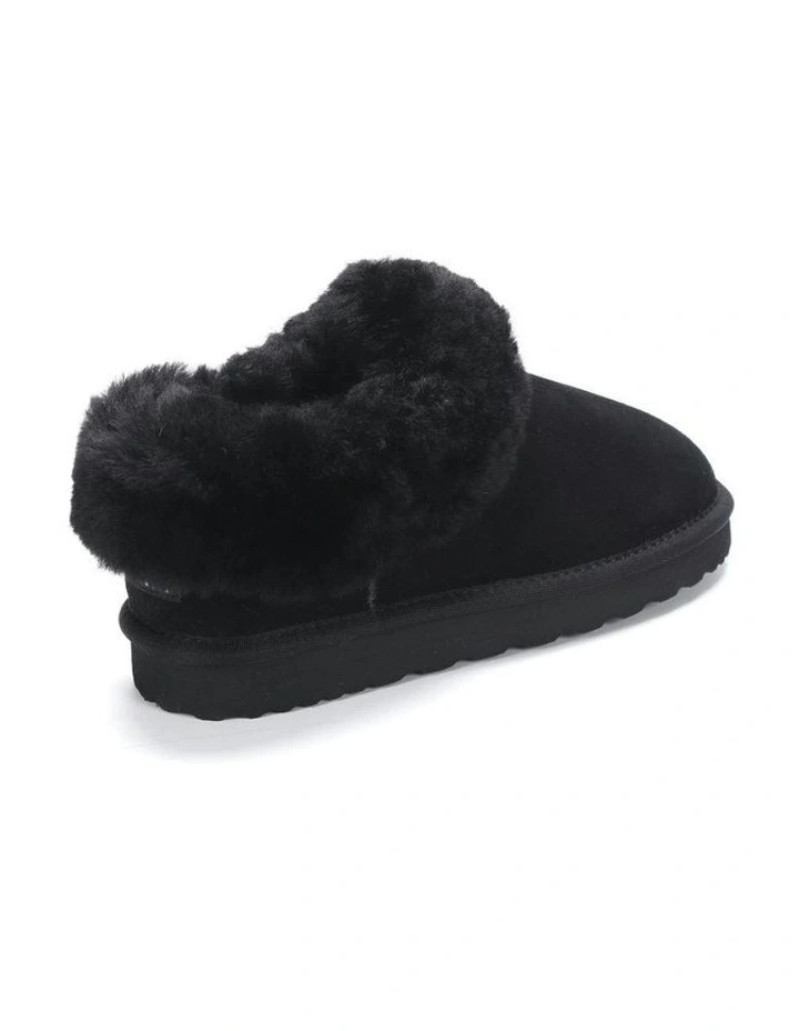 Coogee Scuff Slippers in Black image 3