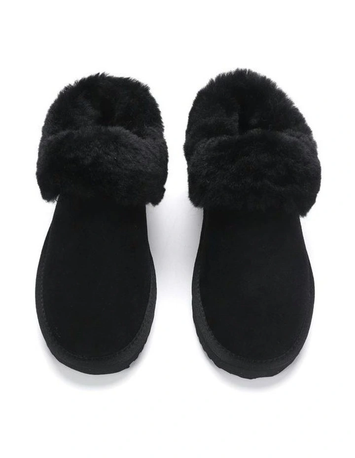 Coogee Scuff Slippers in Black image 5