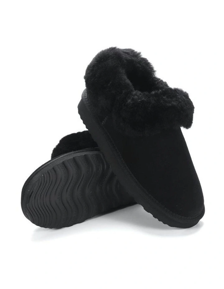 Coogee Scuff Slippers in Black image 6