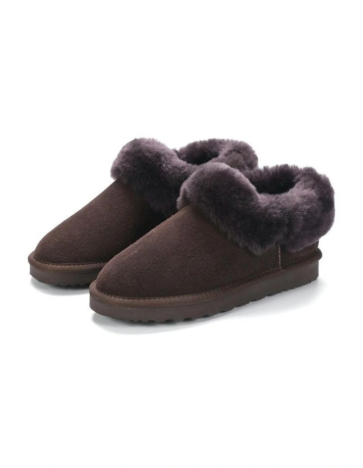 Coogee Scuff Slippers in Brown image 4
