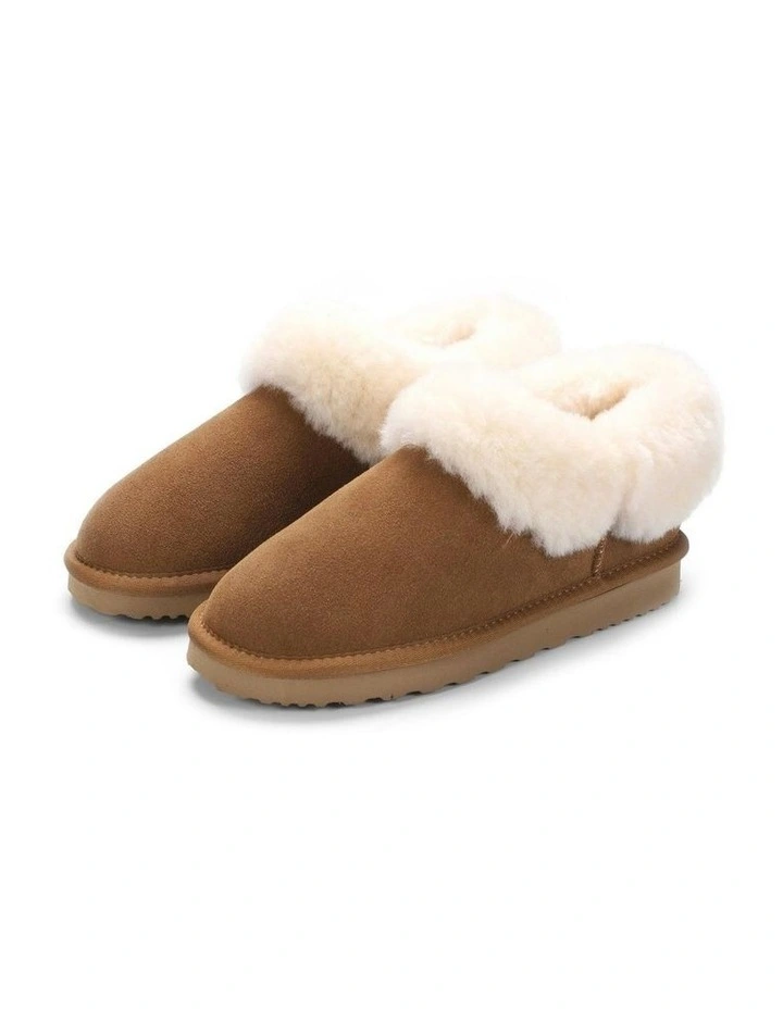 Coogee Scuff Slippers in Brown image 4