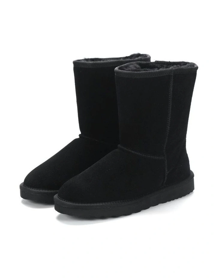 Cronulla Mid Calf Boots in Black image 5