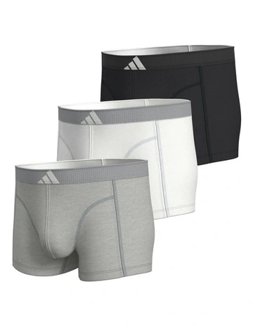 Active Flex Cotton Body Trunk 3 Pack in Multi
