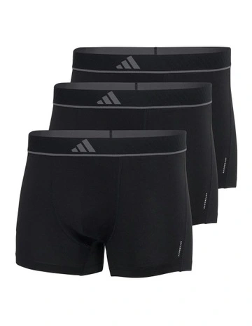 Active Micro Flex Eco Trunk Underwear 3 Pack in Black