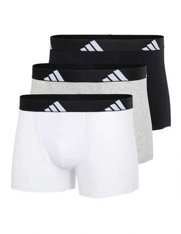 Active Flex Cotton Trunk Underwear 3 Pack in Multi