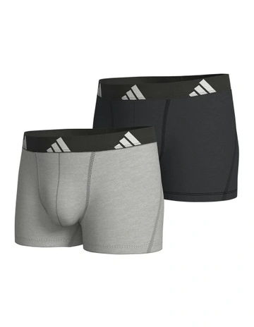 Active Flex Cotton Trunk Underwear 2 Pack in Multi