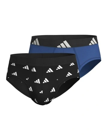 Active Flex Cotton Body Brief Underwear 2 Pack in Assorted-913