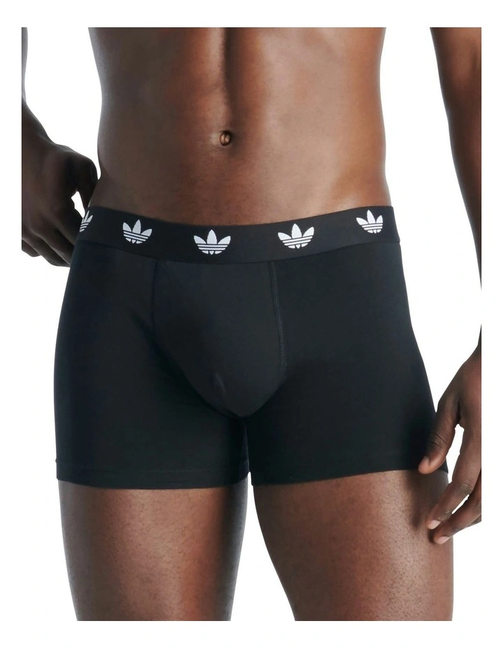 Comfort Flex Cotton Trunk 3 Pack in Black image 2