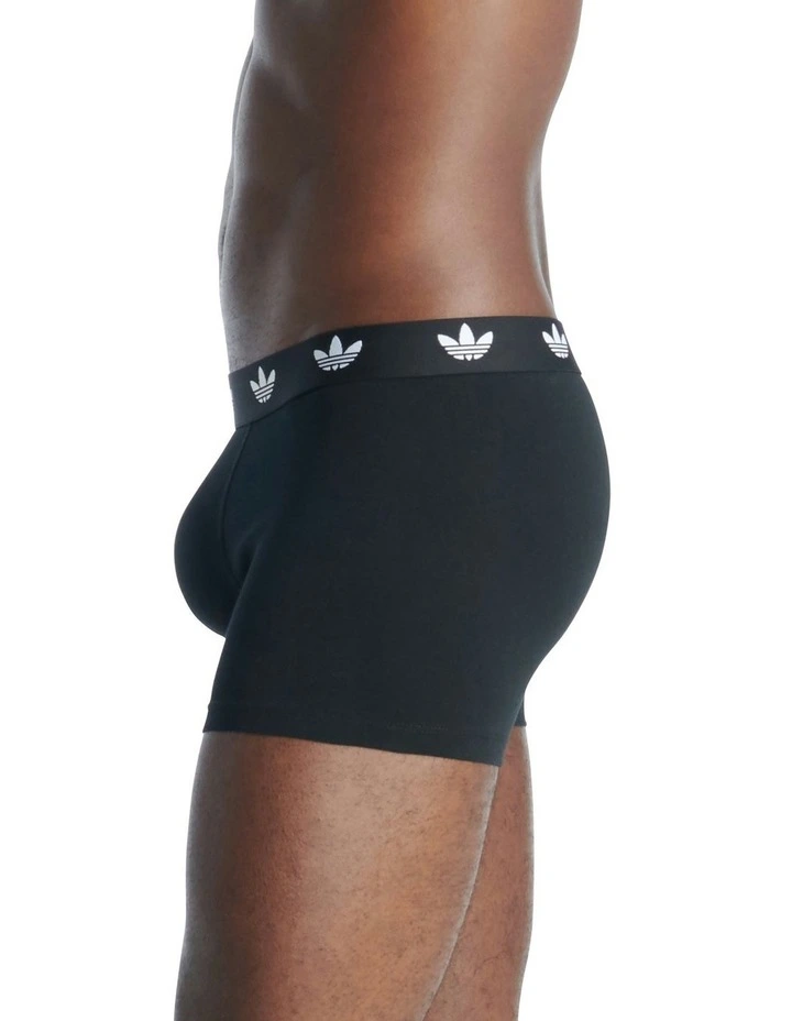 Comfort Flex Cotton Trunk 3 Pack in Black image 4