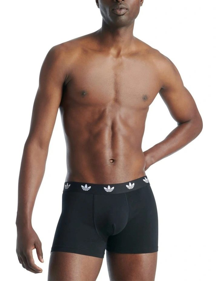 Comfort Flex Cotton Trunk 3 Pack in Black image 5