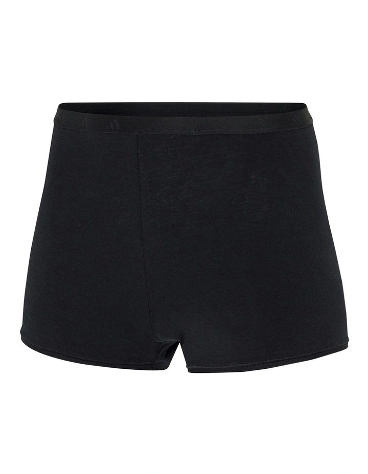 Active Essentials Cotton Shortie Underwear in Black image 5
