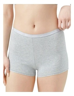 Active Essentials Cotton Shortie Underwear in Grey