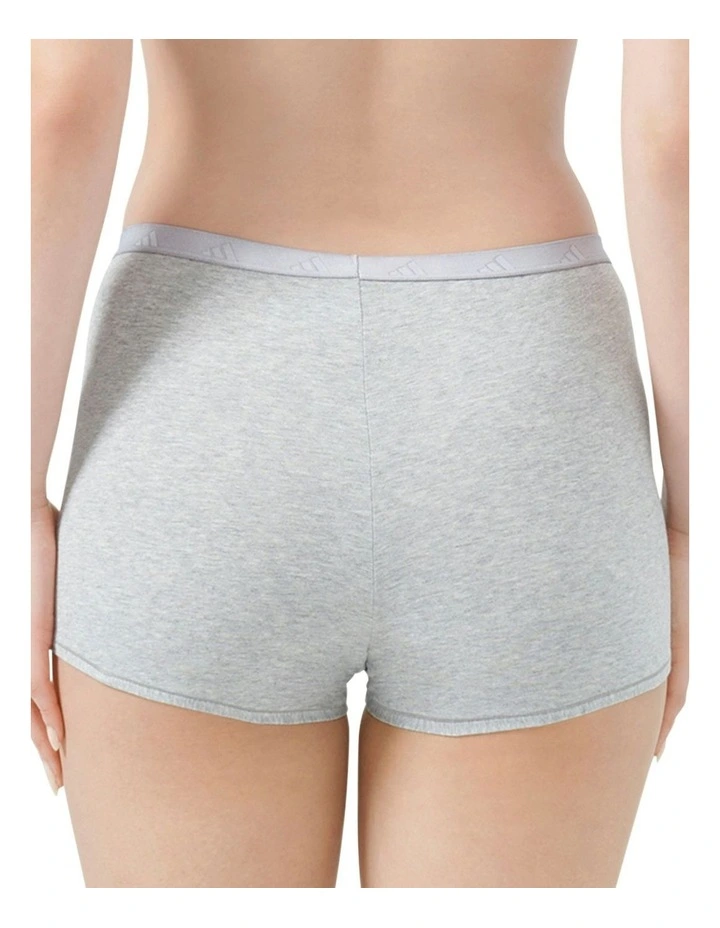 Active Essentials Cotton Shortie Underwear in Grey image 2