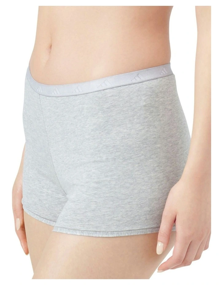 Active Essentials Cotton Shortie Underwear in Grey image 3