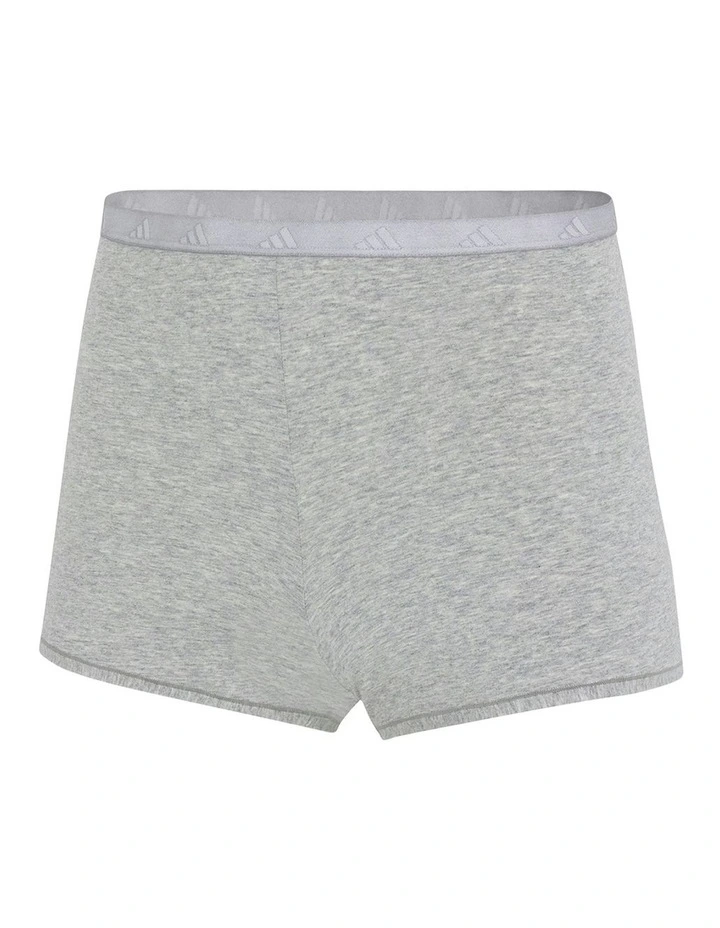 Active Essentials Cotton Shortie Underwear in Grey image 5