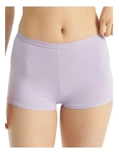 Active Essentials Cotton Shortie Underwear in Powder Plum
