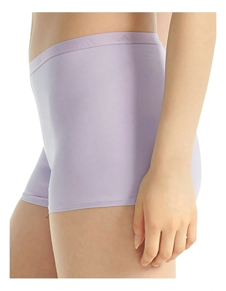Active Essentials Cotton Shortie Underwear in Powder Plum image 3