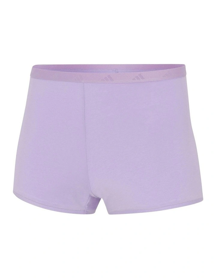Active Essentials Cotton Shortie Underwear in Powder Plum image 6