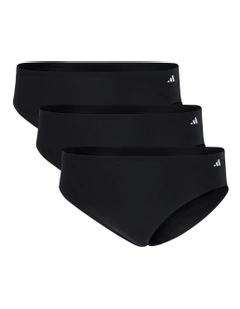 Active Light Flex Bikini Brief 3 Pack in Black