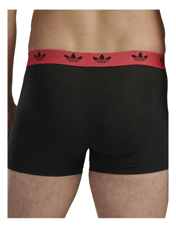 Comfort Flex Cotton Trunk 3 Pack in Multi image 3