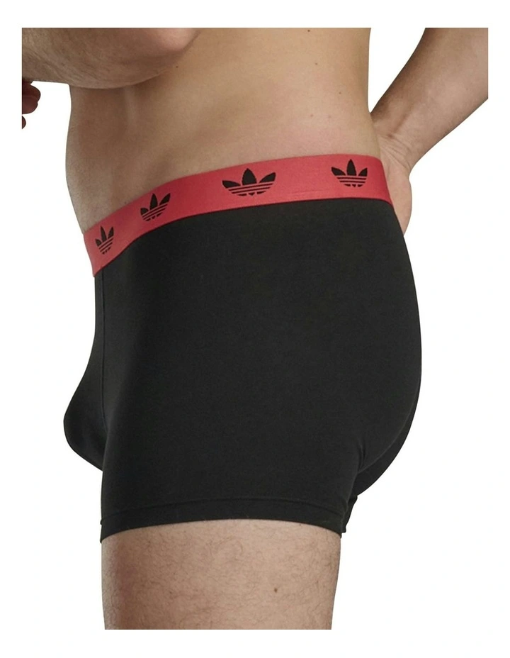 Comfort Flex Cotton Trunk 3 Pack in Multi image 4