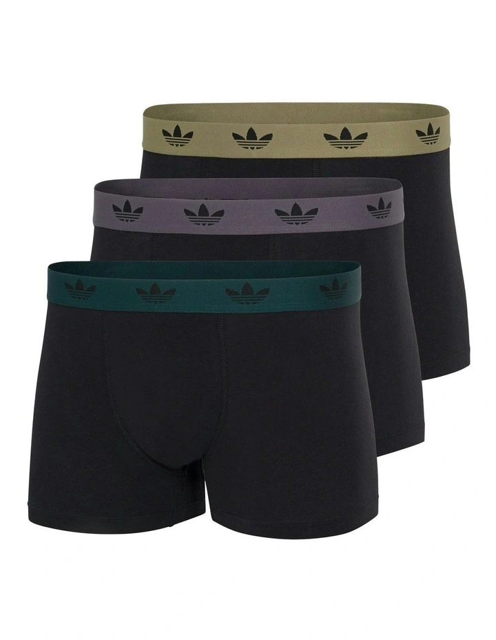 Comfort Flex Cotton Trunk 3 Pack in Multi image 1