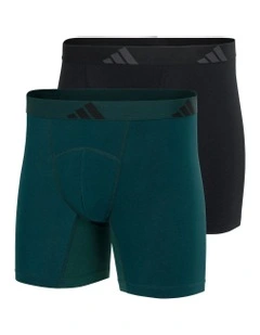 Active Flex Cotton Ergonomic Boxer Brief 2 Pack in Multi