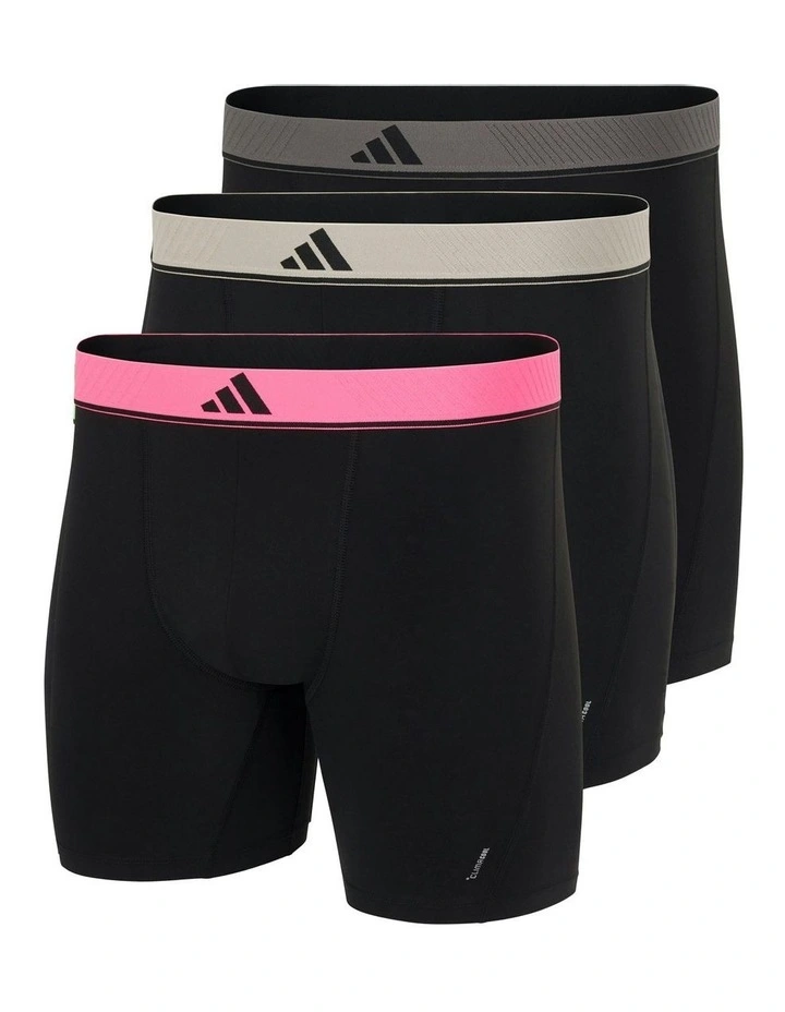 Active Micro Flex Eco Boxer Brief 3 Pack in Multi image 1