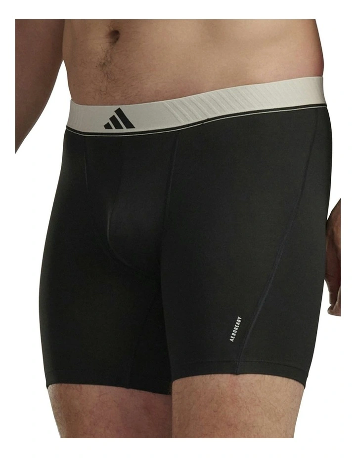 Active Micro Flex Eco Boxer Brief 3 Pack in Multi image 4