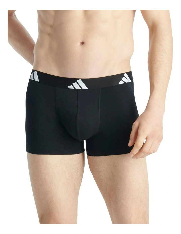 Active Flex Cotton Trunk 3 Pack in Multi image 2