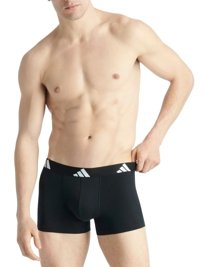 Active Flex Cotton Trunk 3 Pack in Multi image 5