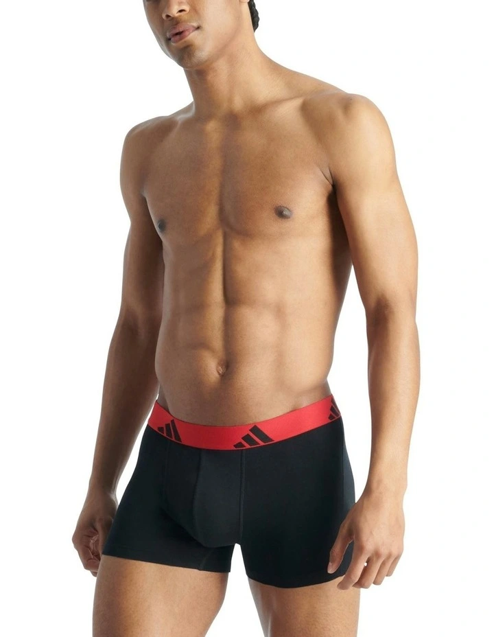 Active Flex Cotton Trunk 3 Pack in Multi image 5