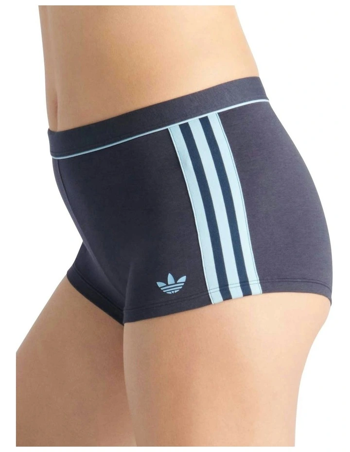 Adicolor Comfort Flex Cotton Shortie Underwear in Night Indigo image 3