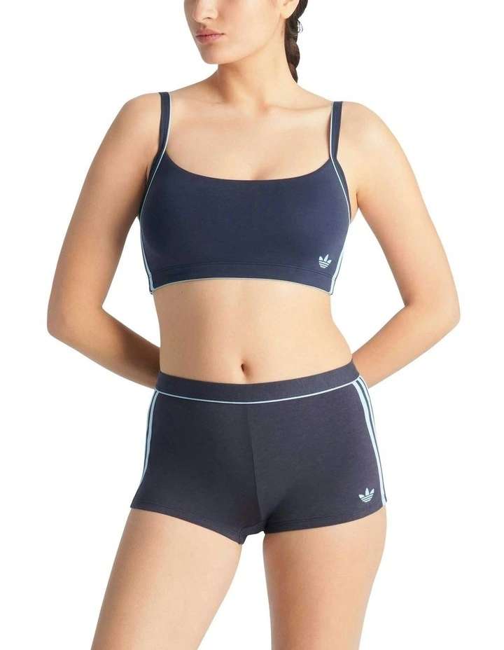 Adicolor Comfort Flex Cotton Shortie Underwear in Night Indigo image 4