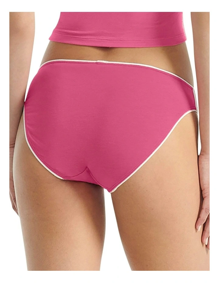 Adicolor Comfort Flex Cotton Bikini Brief Underwear in Lucid Pink image 2