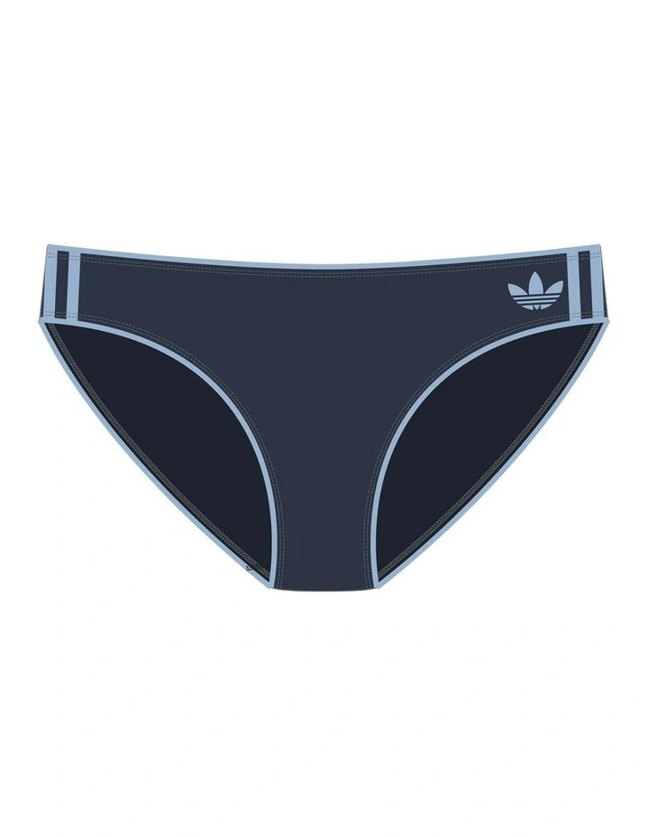 Adicolor Comfort Flex Cotton Bikini Brief Underwear in Night Indigo image 5