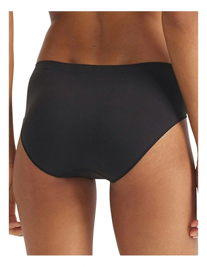 3 Pack Active Seamless Hipster Brief Underwear in Black image 3