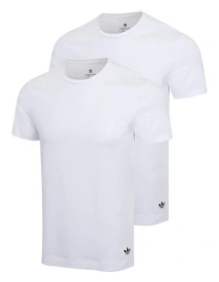 2 Pack Comfort Core Cotton Crew Neck T-Shirt in White