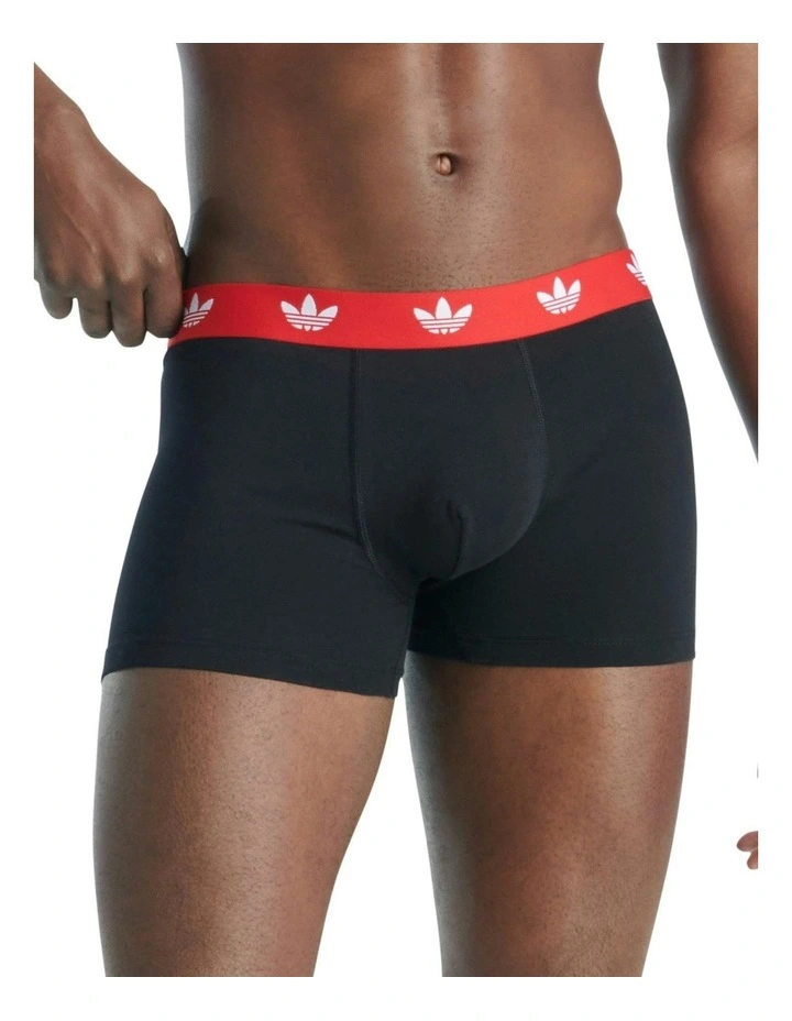 3 Pack Comfort Flex Cotton Trunk Underwear in Assorted image 1