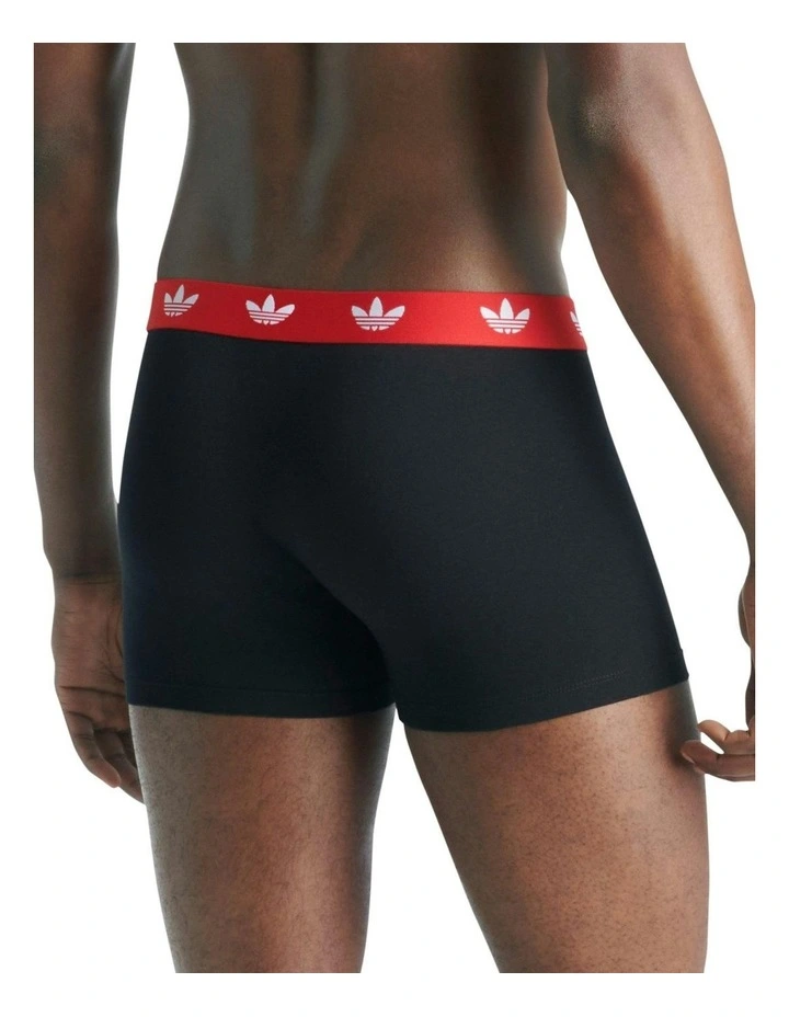 3 Pack Comfort Flex Cotton Trunk Underwear in Assorted image 2