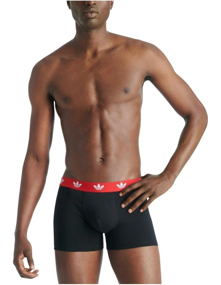 Comfort Flex Cotton Trunk Underwear 3 Pack in Assorted image 5
