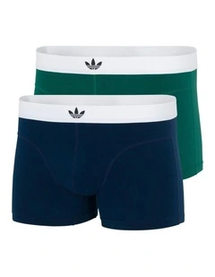 Comfort Flex Cotton Body Lines Trunk Underwear 2 Pack in Assorted
