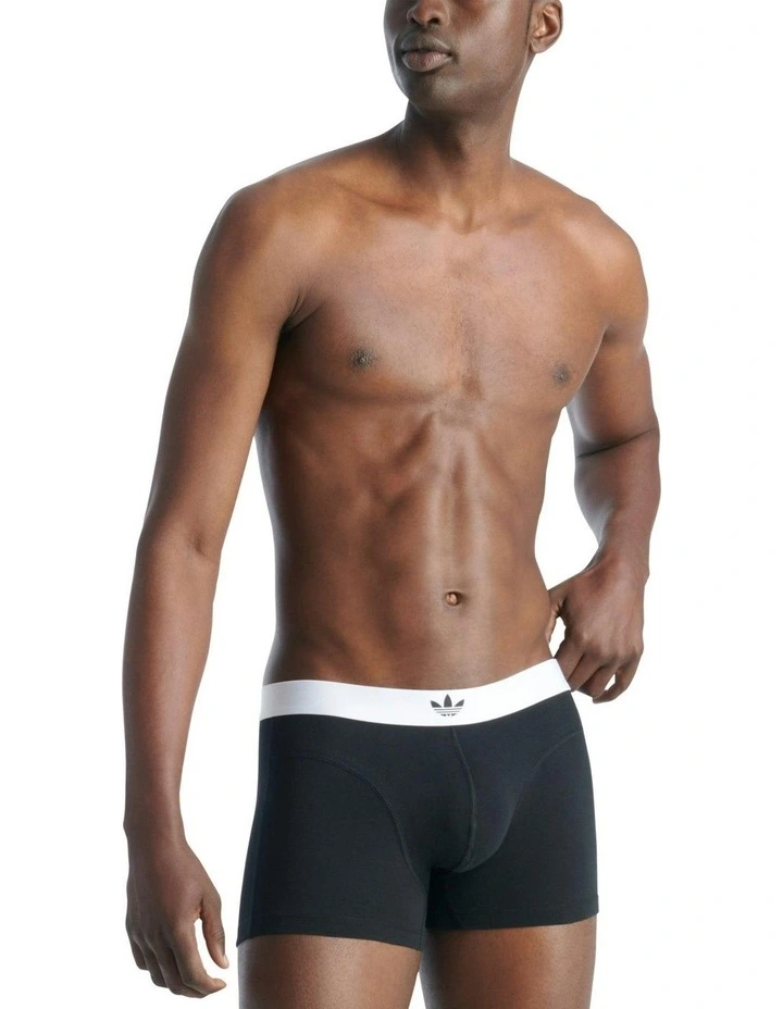 2 Pack Comfort Flex Cotton Body Lines Trunk Underwear in Black image 4