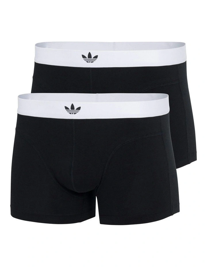 2 Pack Comfort Flex Cotton Body Lines Trunk Underwear in Black image 5