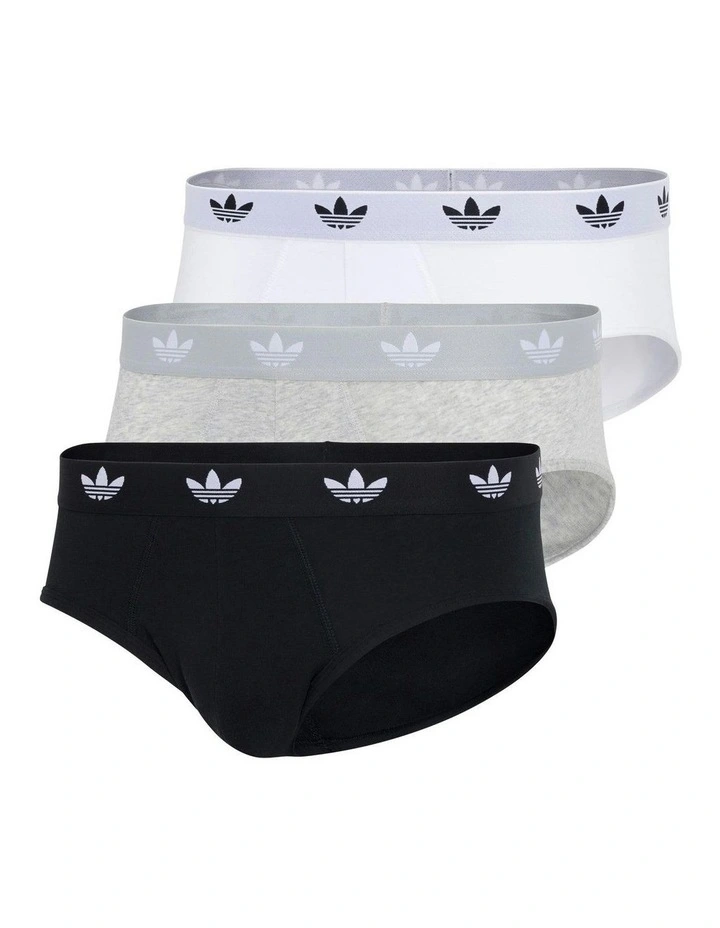 Comfort Flex Cotton Brief Underwear 3 Pack in Assorted image 1