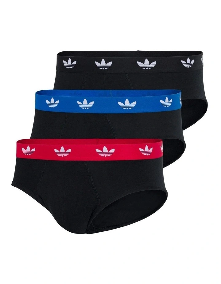 Comfort Flex Cotton Underwear Brief 3 Pack in Assorted image 1